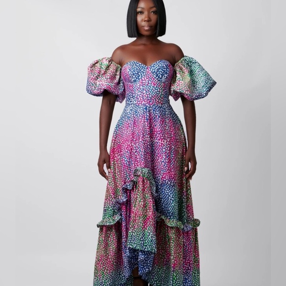 NWT SIKA Anthropologie Kandi Off Shoulder Maxi Dress - 14